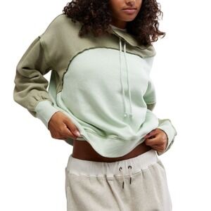 FP Movement‎ Color Block Homestretch Long Sleeve Pullover NWT Womens